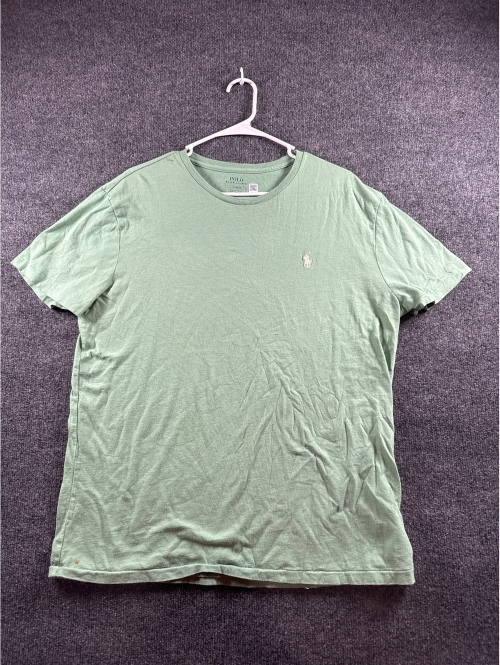 Polo Ralph Lauren T Shirt Mens L Green Short Sleeve Pony Logo Classic Fit Tee